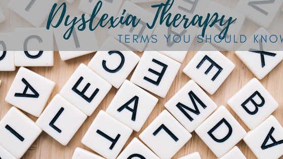 dyslexia therapy terms