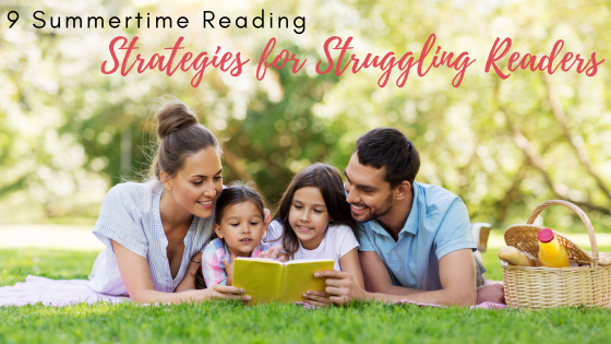 summertime reading strategies for struggling readers