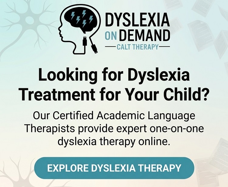 Looking for dyslexia treatment for your child? Explore online dyslexia therapy with Dyslexia On Demand.