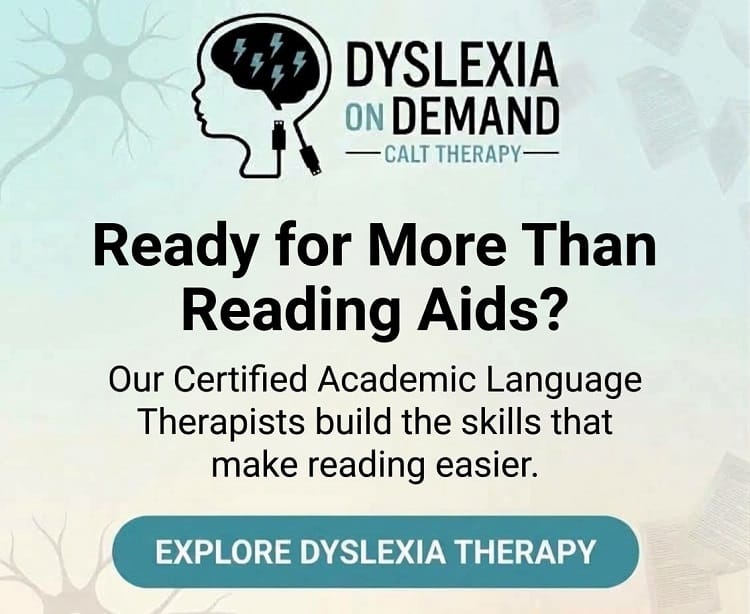 Ready for more than reading aids? Our certified therapists provide dyslexia-friendly learning tools for kids to build the skills that make reading easier. 