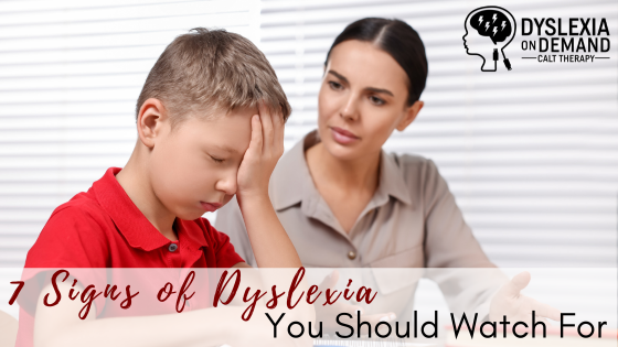 Signs of Dyslexia