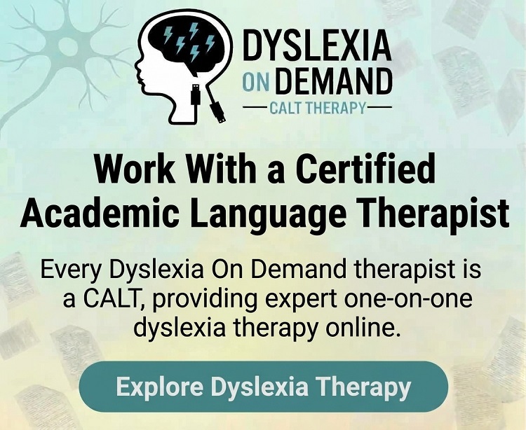 One-on-one online therapy with a Certified Academic Language Therapist